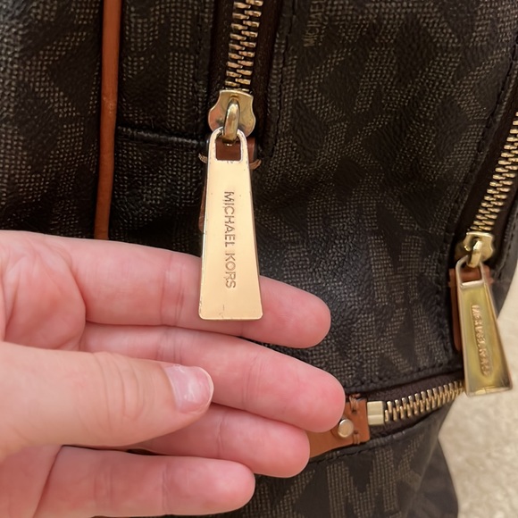 Michael Kors Rhea Medium Logo Backpack - Picture 10 of 16